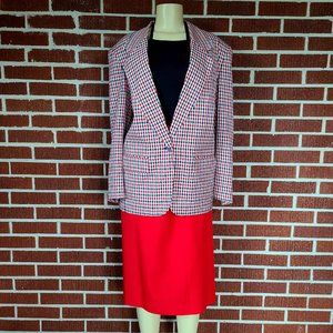 Vintage Pendleton Sophisticates Coordinated Skirt Suit Plaid Blazer